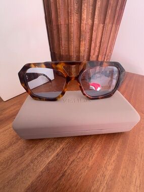 Vehla Tortoise sunglasses with blue lenses